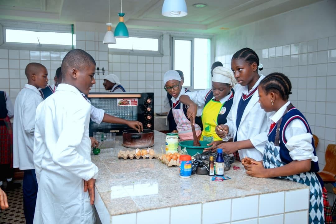 Salle de cuisine de l'école